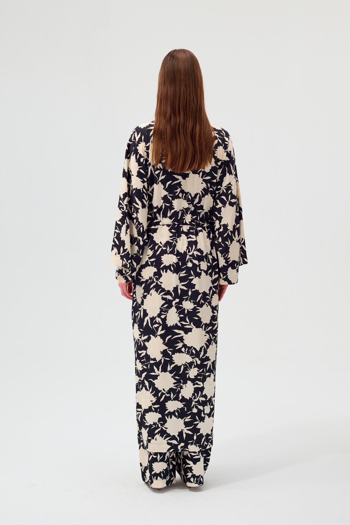Margot Kimono Black and White
