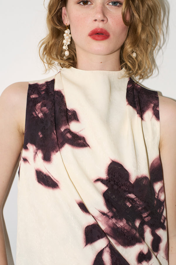 Naja Dress Wine-Rose