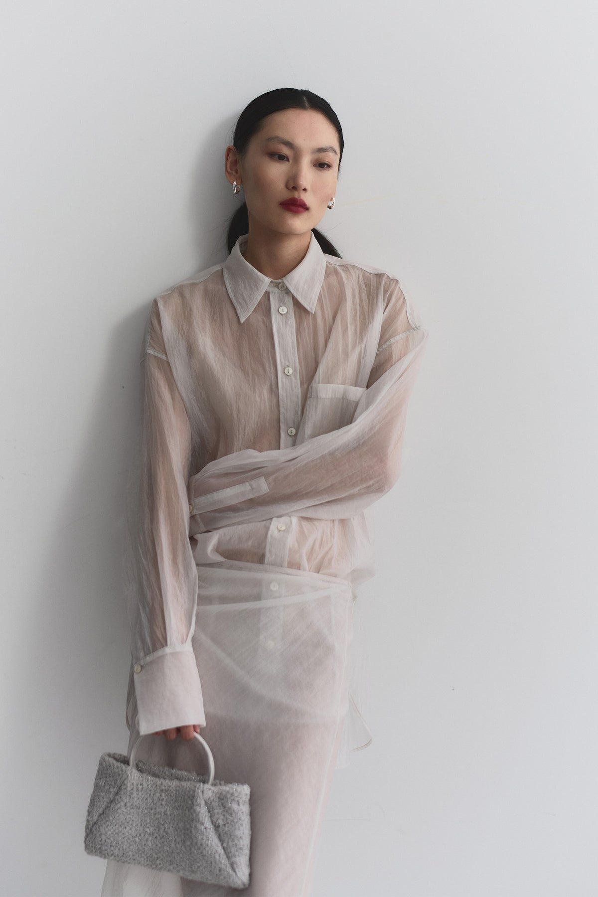 Thymes Shirt Grey