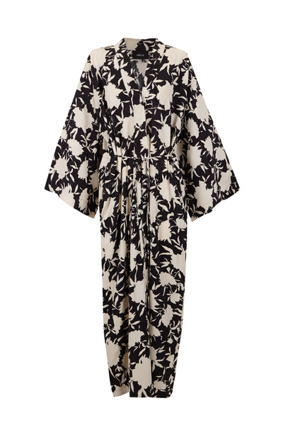 Margot Kimono Black and White