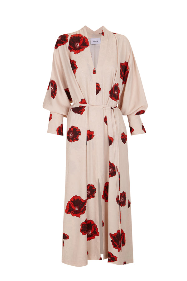 Gobi Kimono Coquelicot
