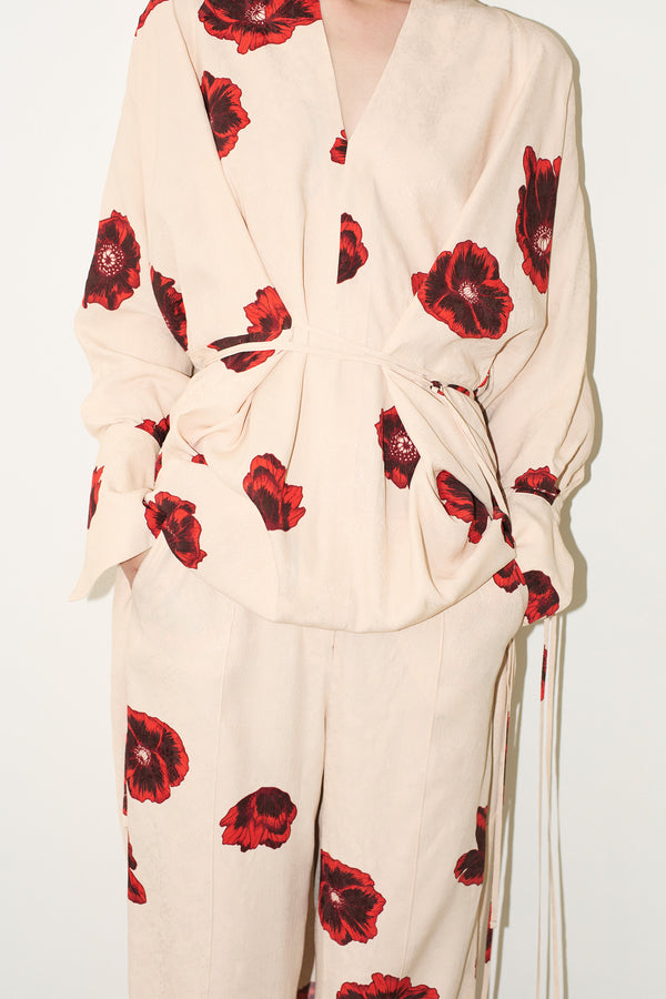 Gobi Kimono Coquelicot