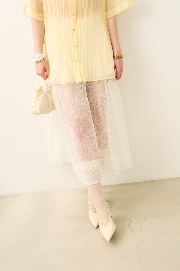 Nat Skirt White