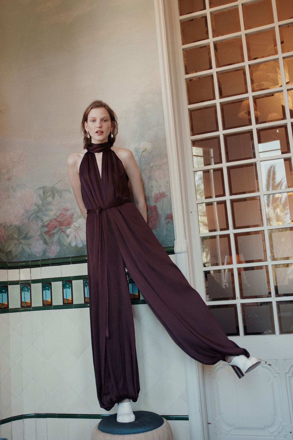 Zenith Jumpsuit Pomegranate