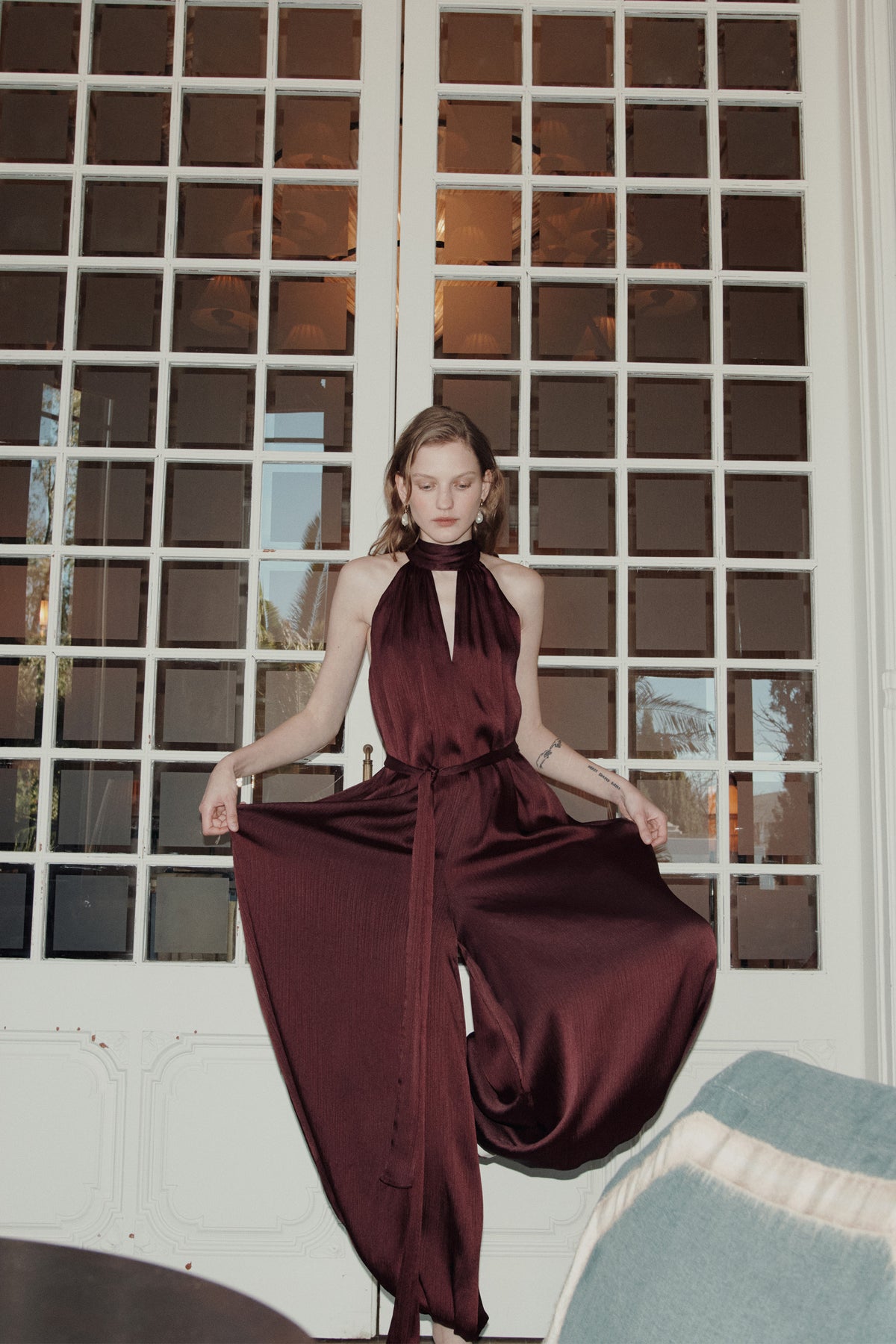 Zenith Jumpsuit Pomegranate