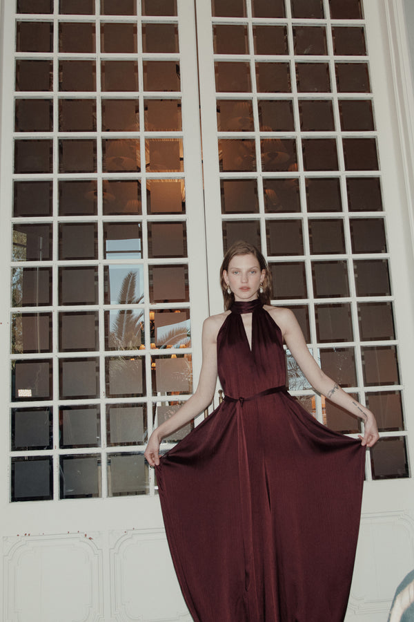 Zenith Jumpsuit Pomegranate