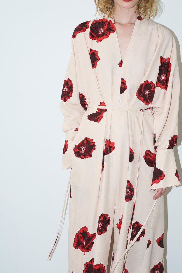 Gobi Kimono Coquelicot