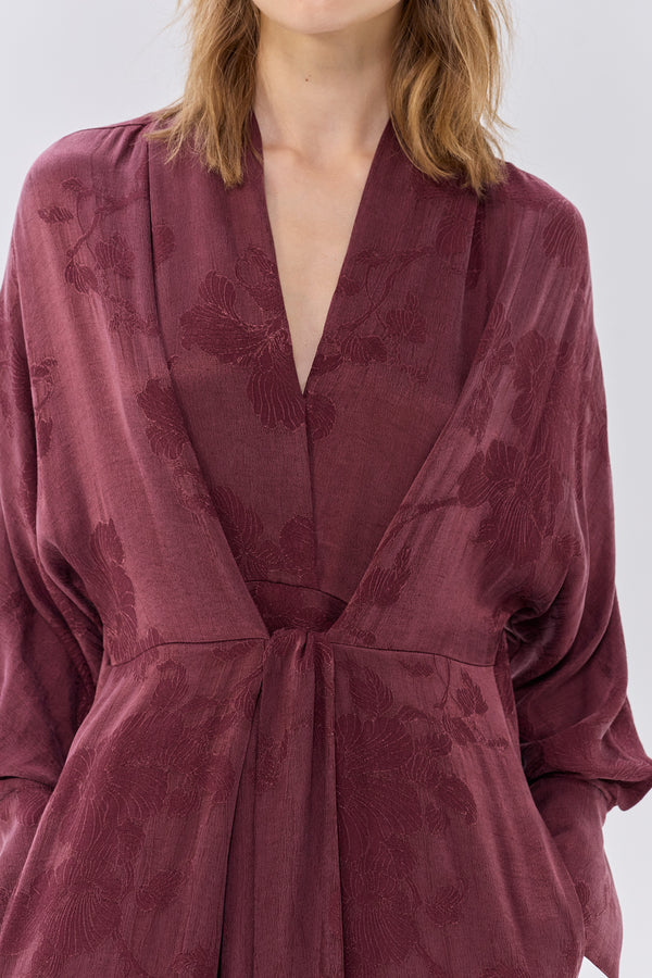 Freya Kimono Bordeaux