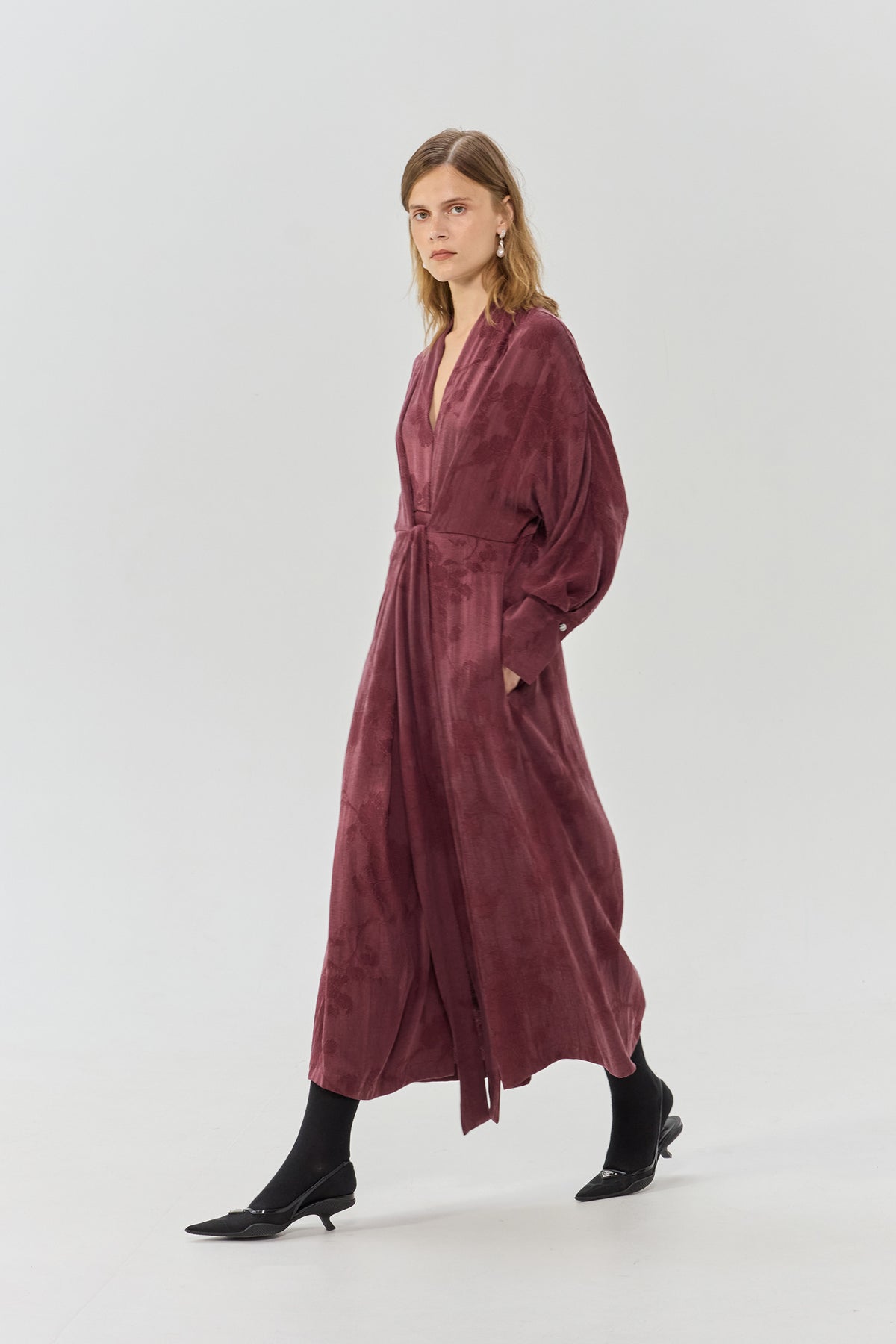 Freya Kimono Bordeaux