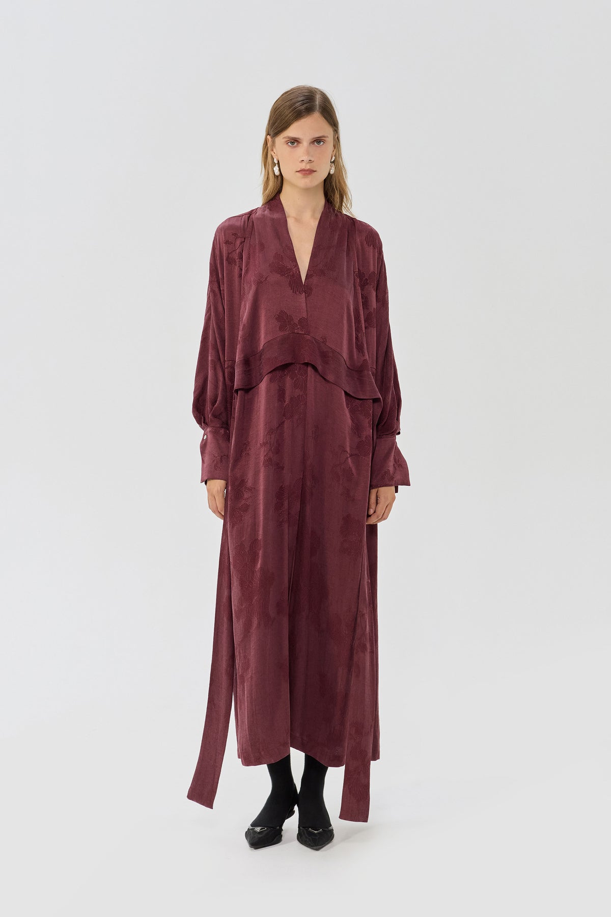 Freya Kimono Burdeos