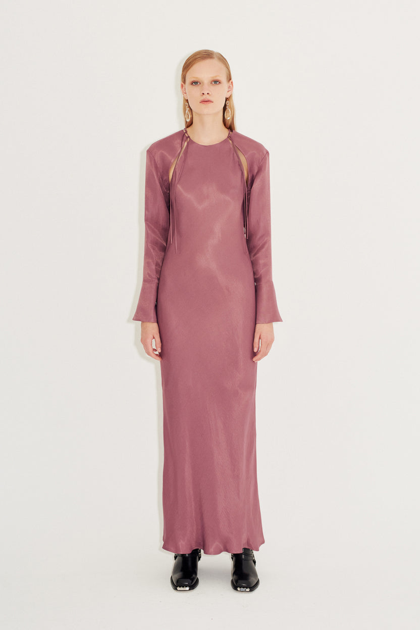 Gila dress Aubergine – eikō ai