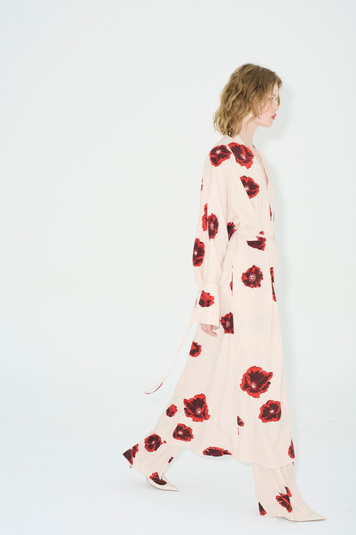 Gobi Kimono Coquelicot