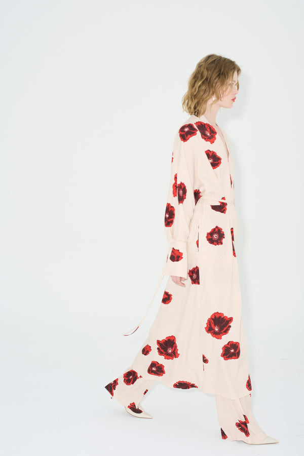 Gobi Kimono Coquelicot
