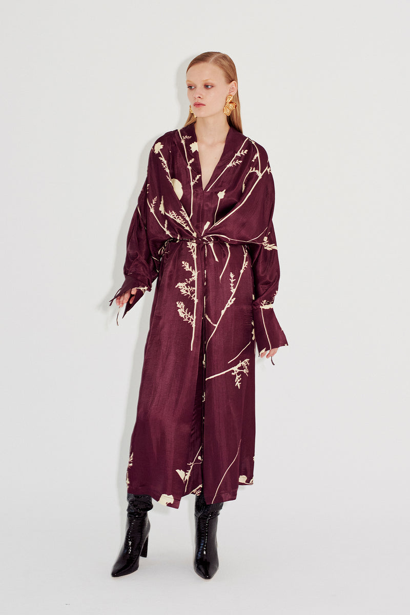 Gobi Kimono Aubergine