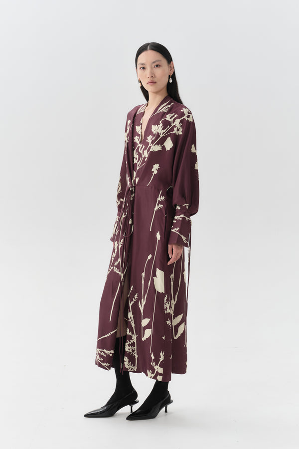 Gobi Kimono Aubergine