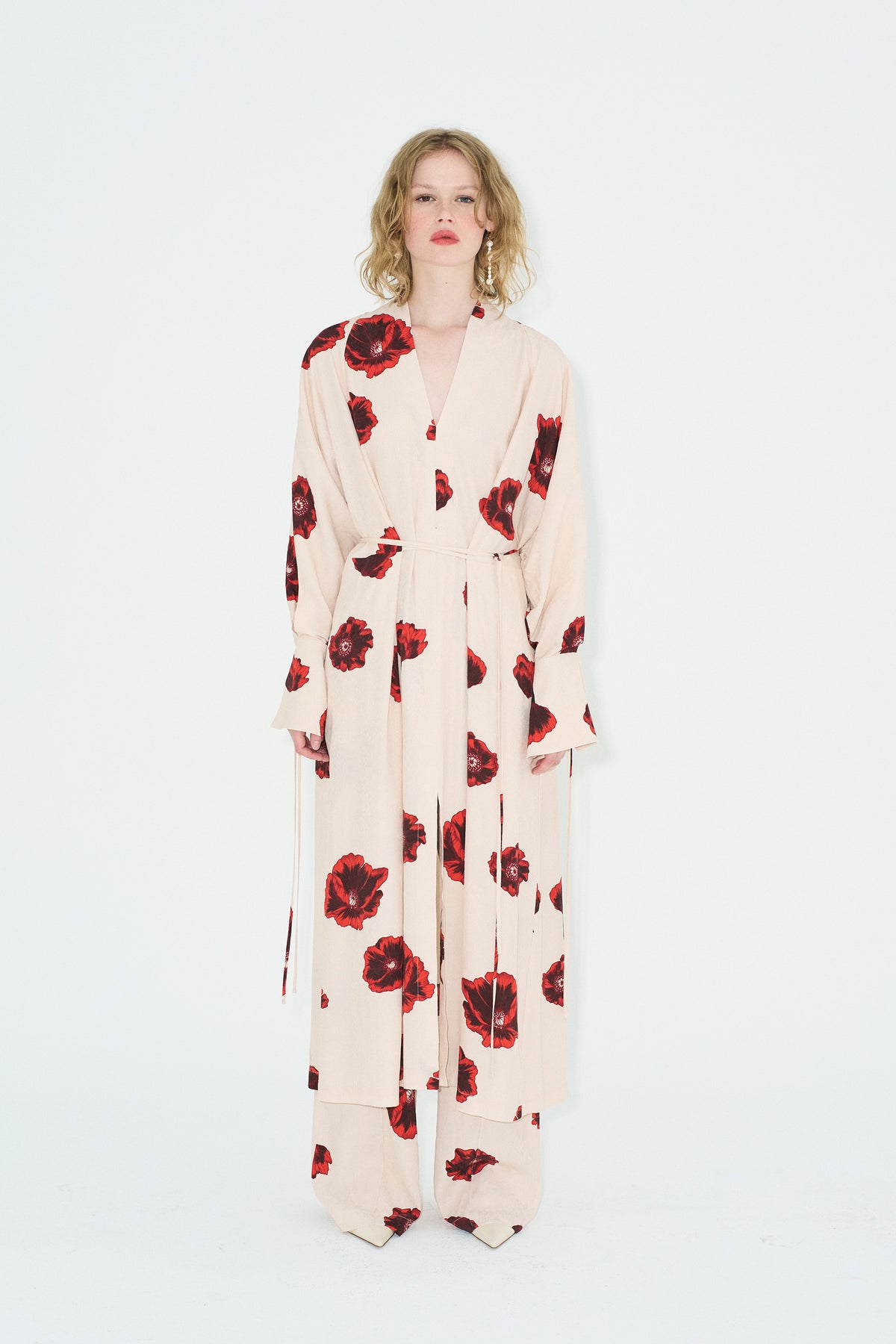 Gobi Kimono Coquelicot