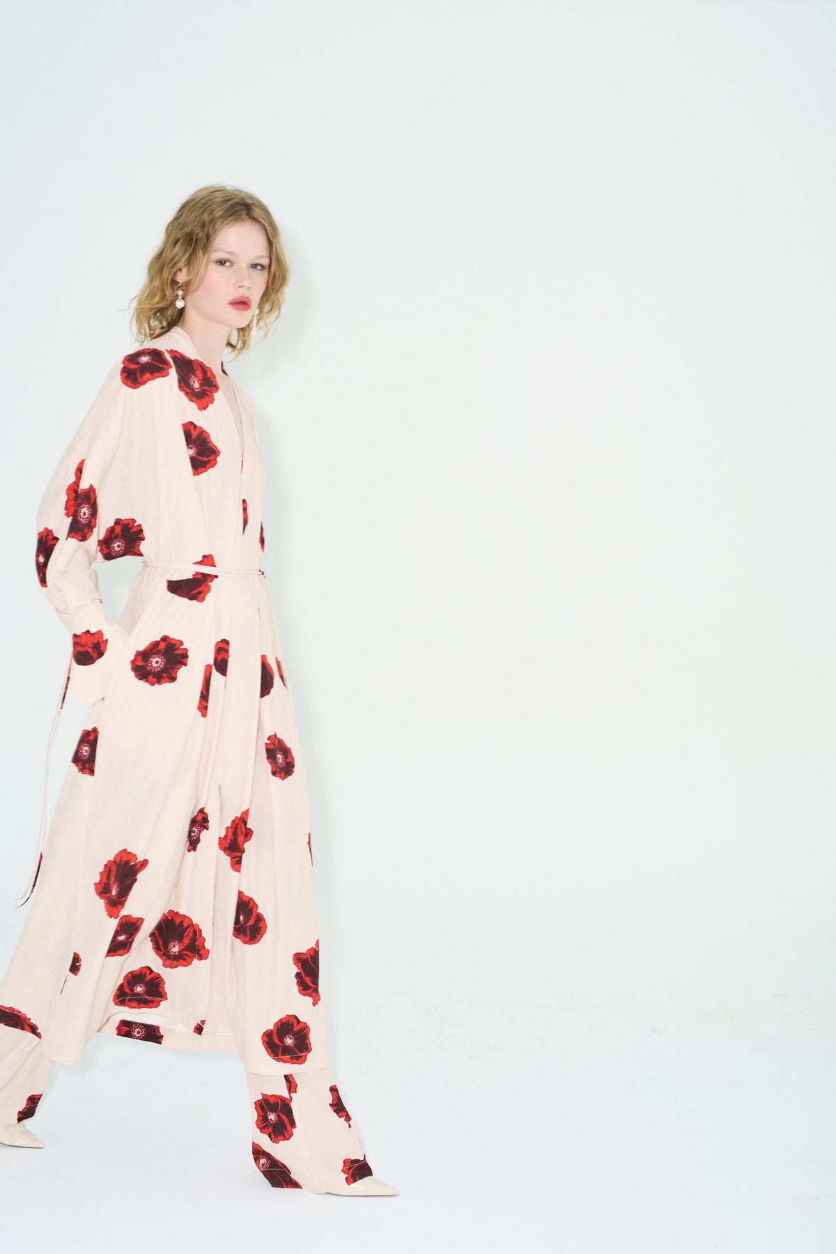 Gobi Kimono Coquelicot
