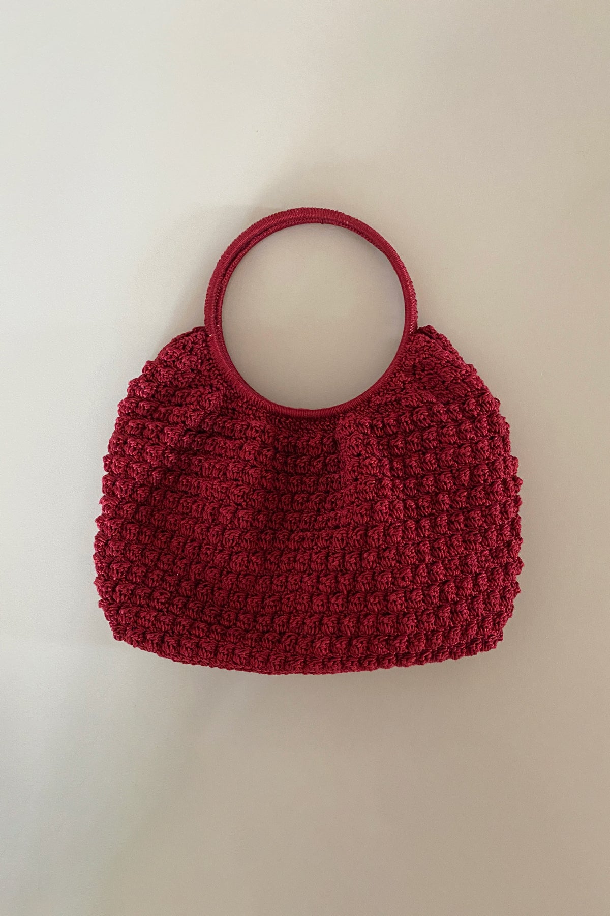 Ivy purse - cherry red
