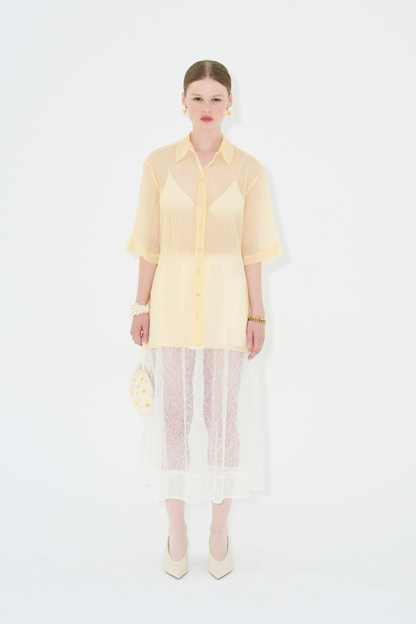 Swan Shirt Yellow