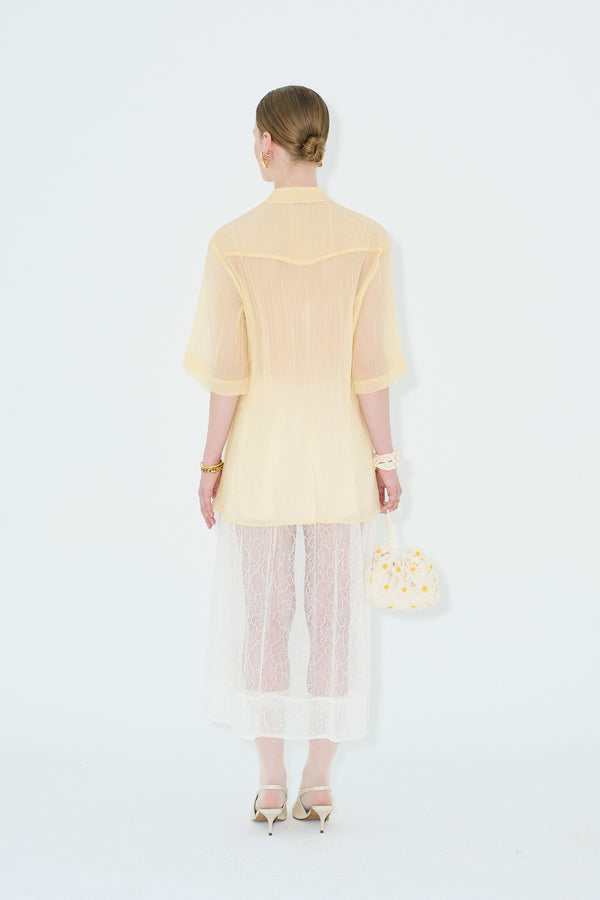 Swan Shirt Yellow