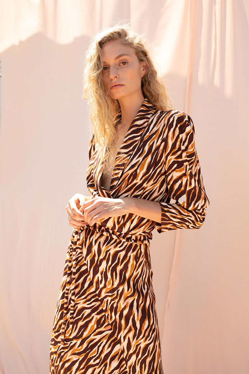 Sol Skirt. Coffee