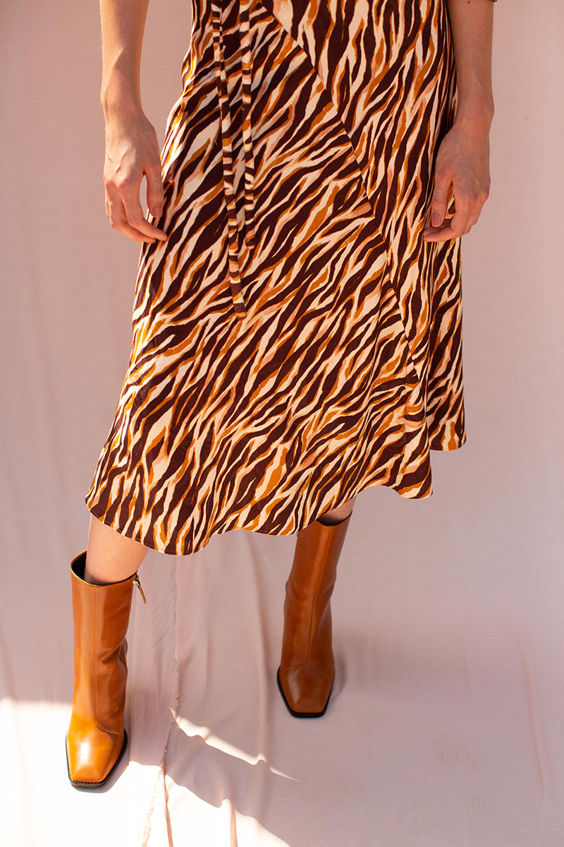 Sol Skirt. Coffee